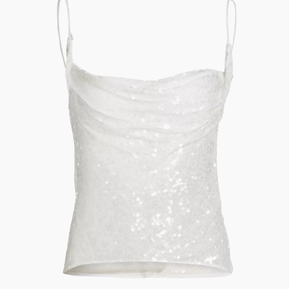 Sequin Cami with tie back